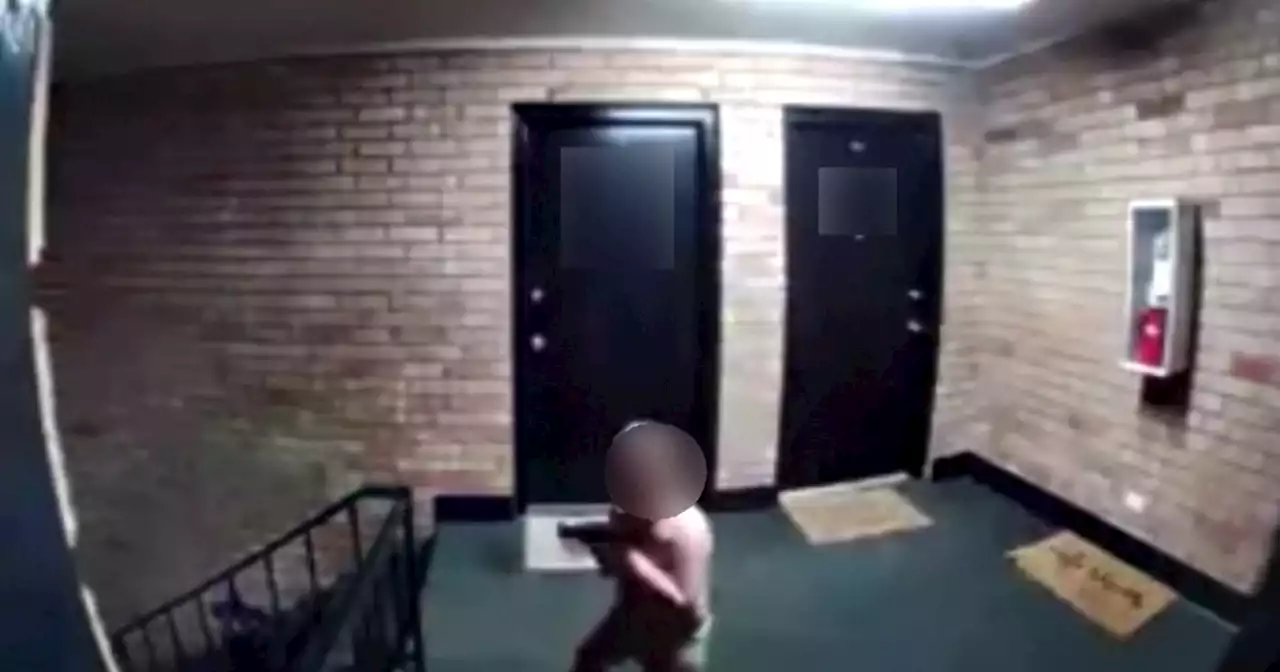 Video shows young boy waving gun outside Indiana apartments