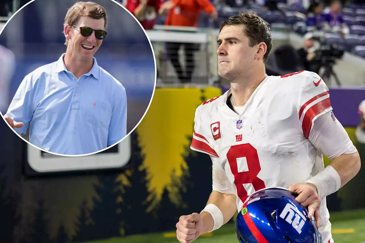 Eli Manning is enjoying Daniel Jones’ Giants ascension