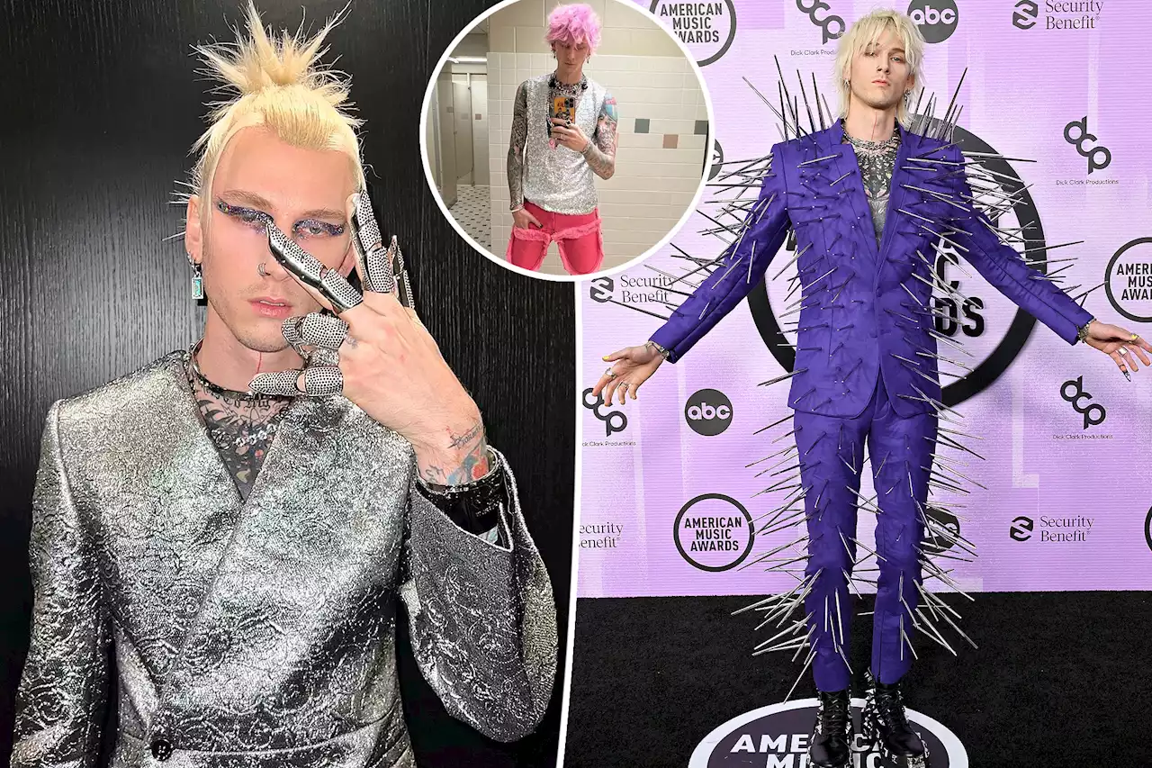 Machine Gun Kelly claps back at ‘insecure’ critics of his wild style