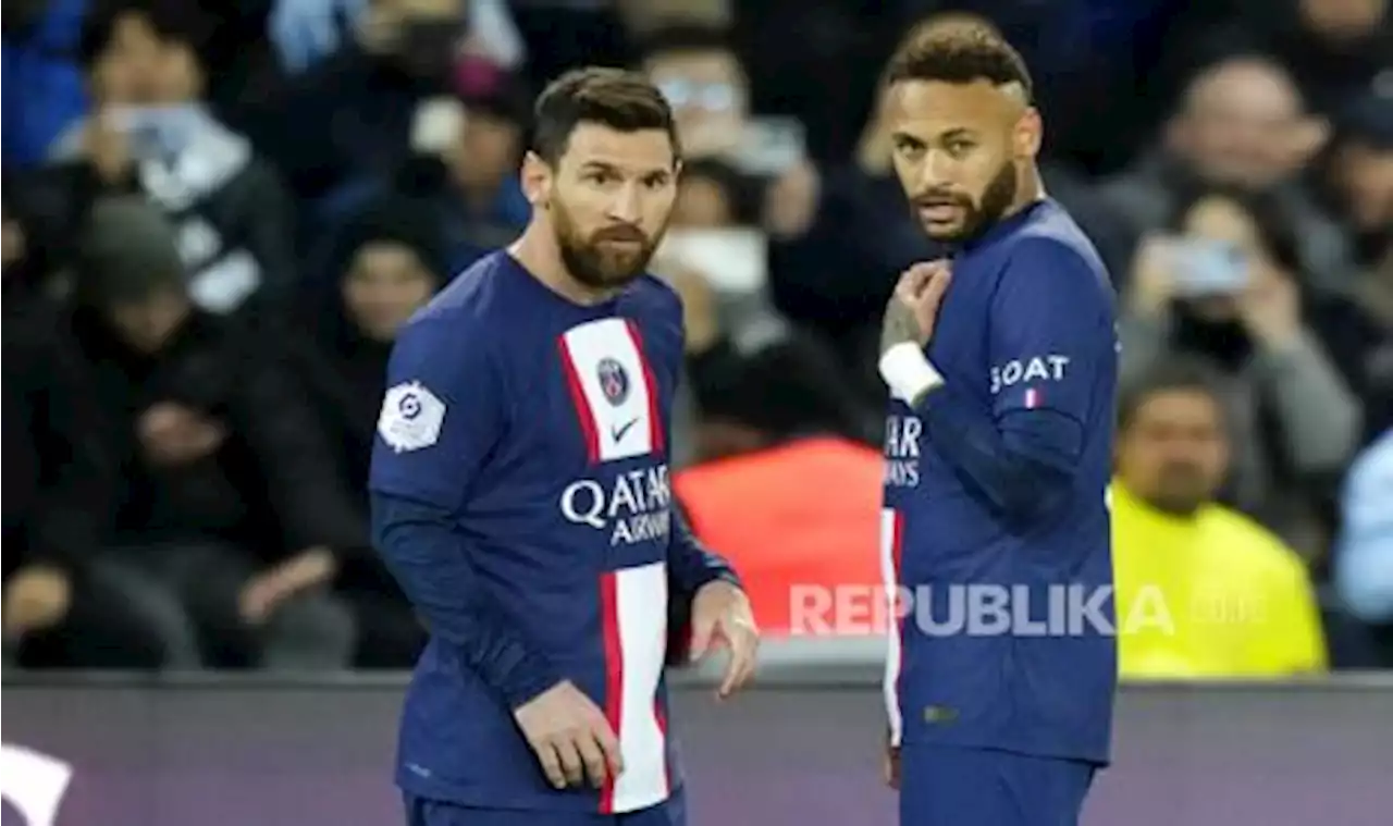 Buntut Kekalahan PSG dari Rennes, Neymar dan Messi Jadi Sasaran Kritik Media Prancis |Republika Online