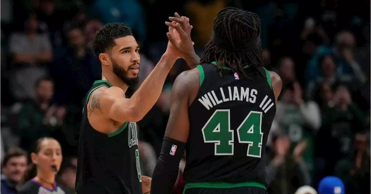 NBA roundup: Jayson Tatum (51) guides Celtics past Hornets