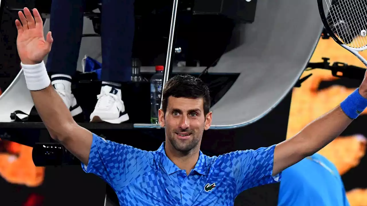 Open d'Australie: l'émotion de Djokovic pour son retour après un bannissement d'un an