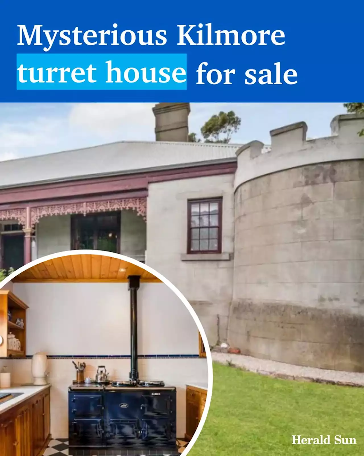 Kilmore turret house for sale is one of the town’s oldest homes - realestate.com.au