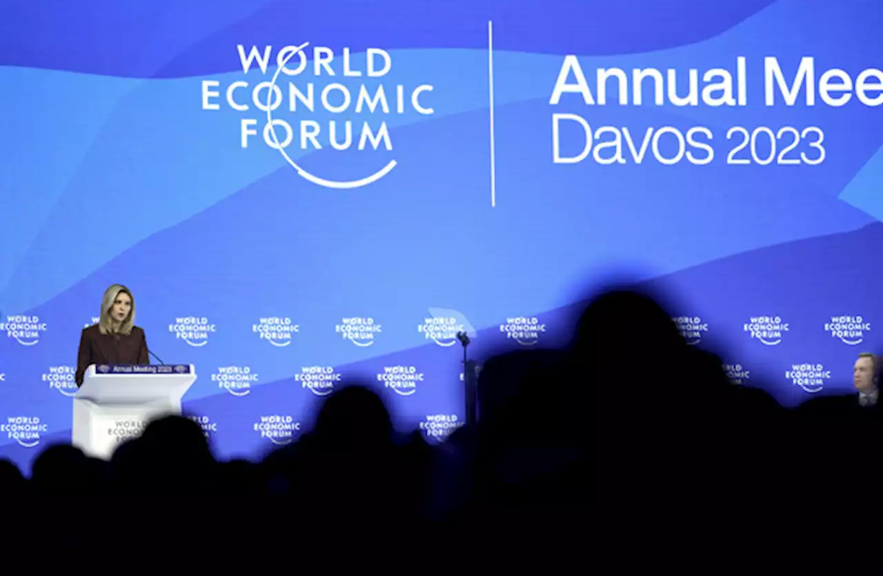 Ukraine’s first lady asks for help against Russia during Davos address