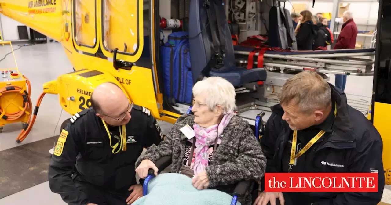 Lincolnshire woman, 103, could be local air ambulance charity's oldest fundraiser