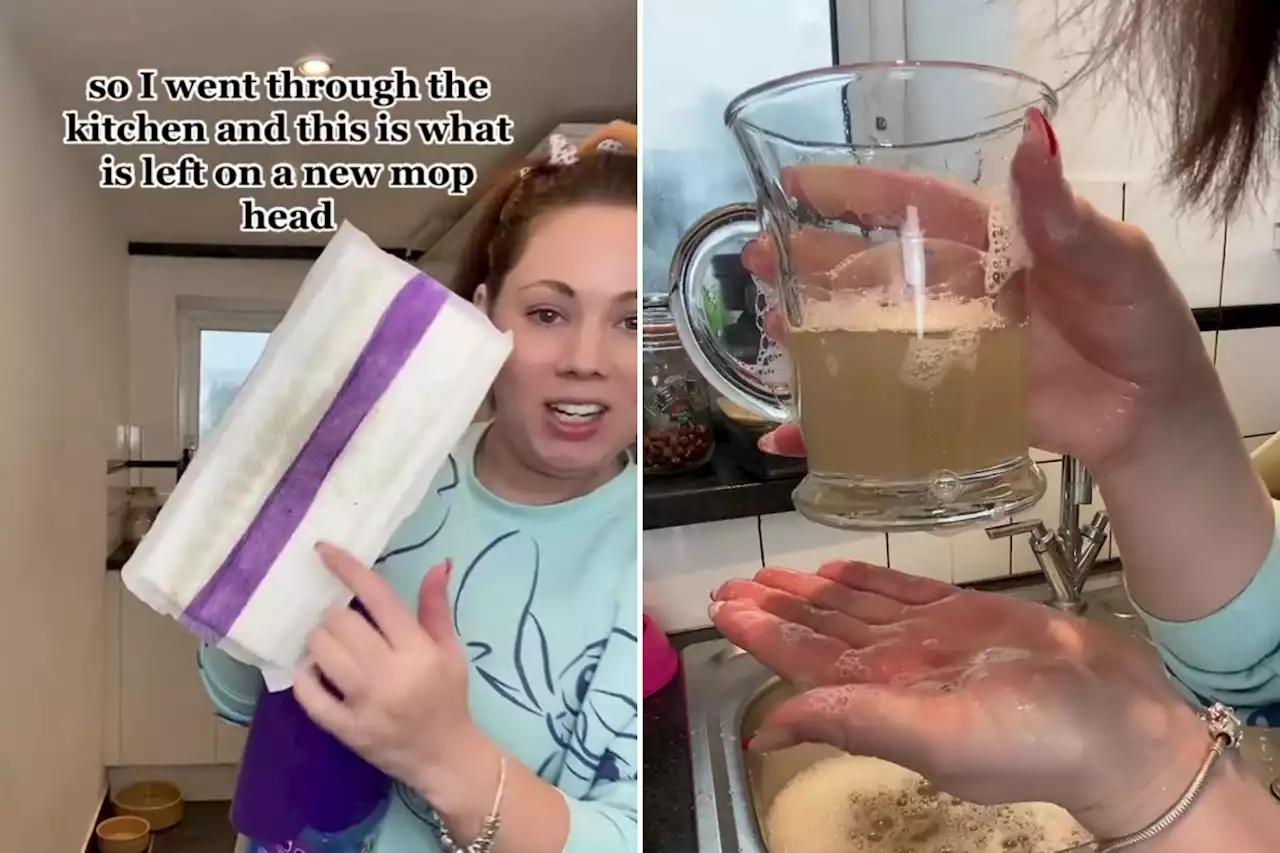 Cleaning fanatic shows how grim your floors are AFTER you’ve used a wipe mop