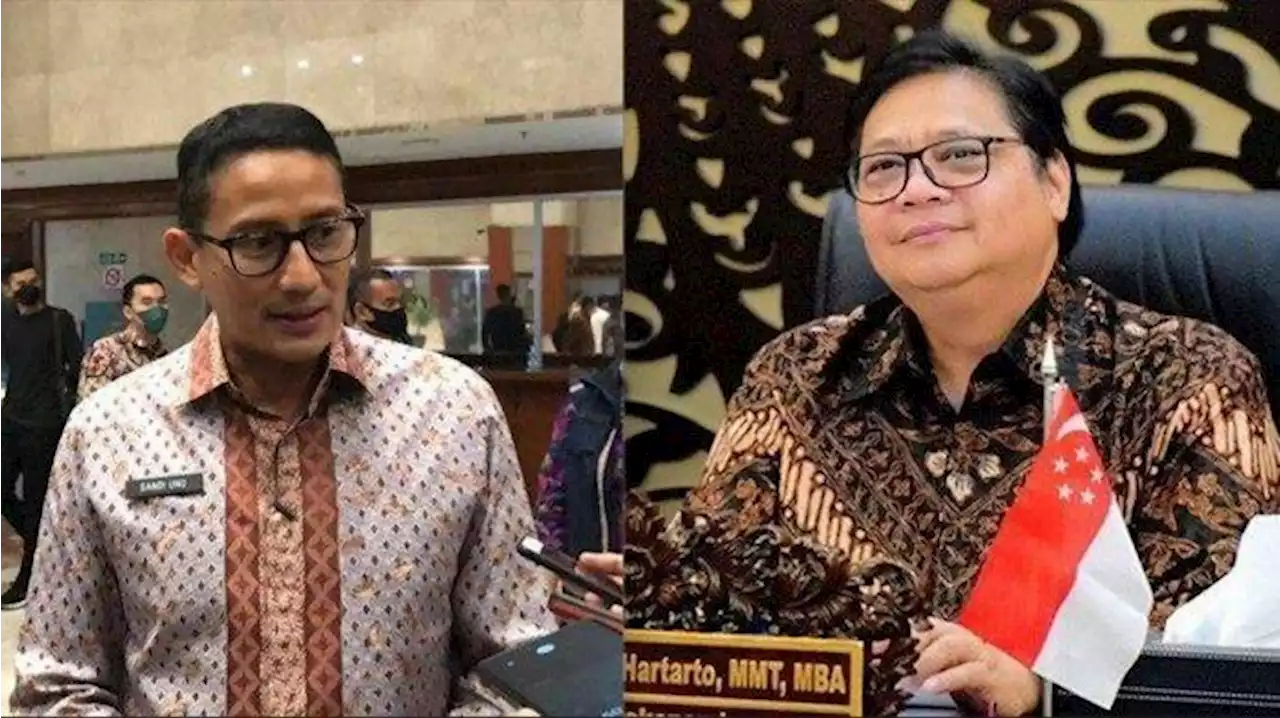 Duet Airlangga-Sandiaga Dinilai Bentuk Sinergi Generasi Senior dan Muda - Tribunnews.com