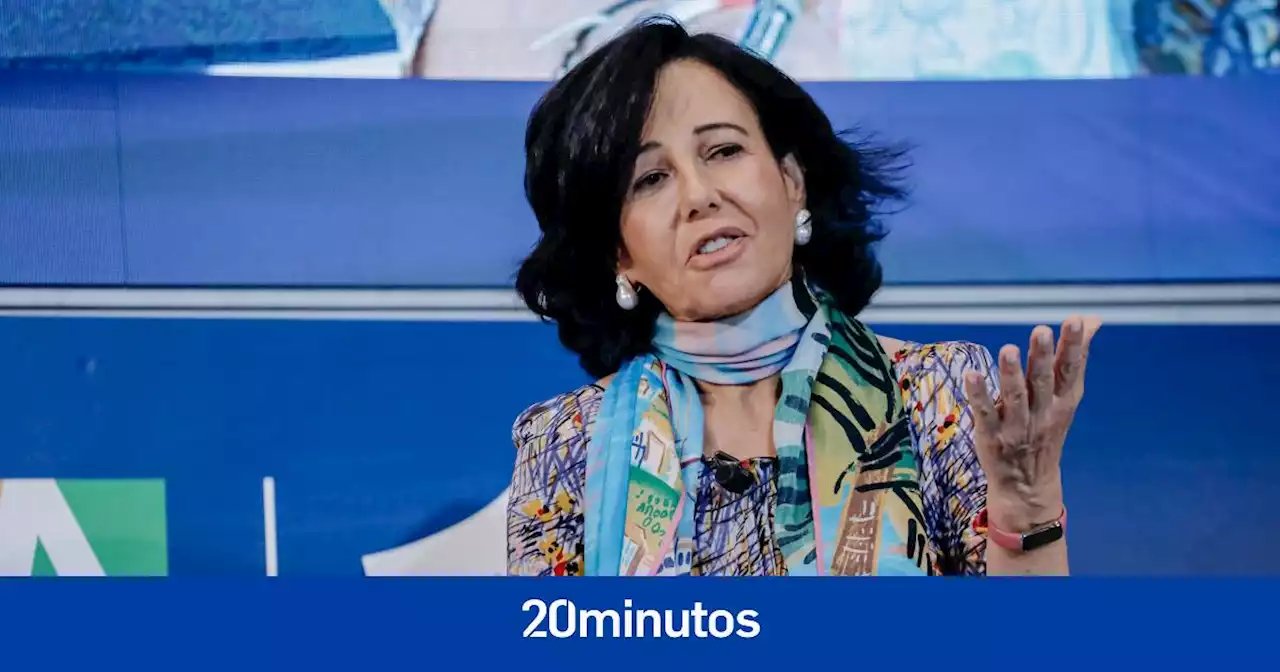 Ana Botín ve posible una recesión mundial, pero no habrá impactos fuertes en el empleo