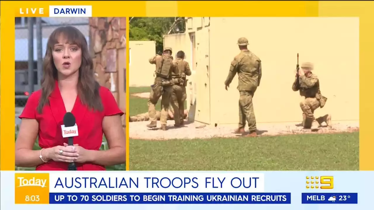 Australian troops deployed to train Ukrainian soldiers in fight against Russia