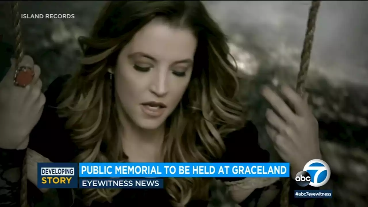 Lisa Marie Presley to be honored with public memorial service at Graceland