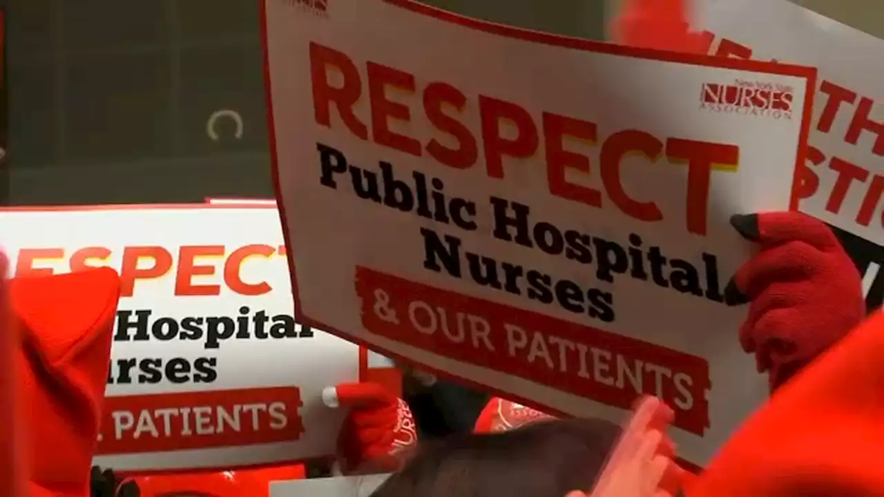 New York City public-sector nurses rally to jumpstart contract talks