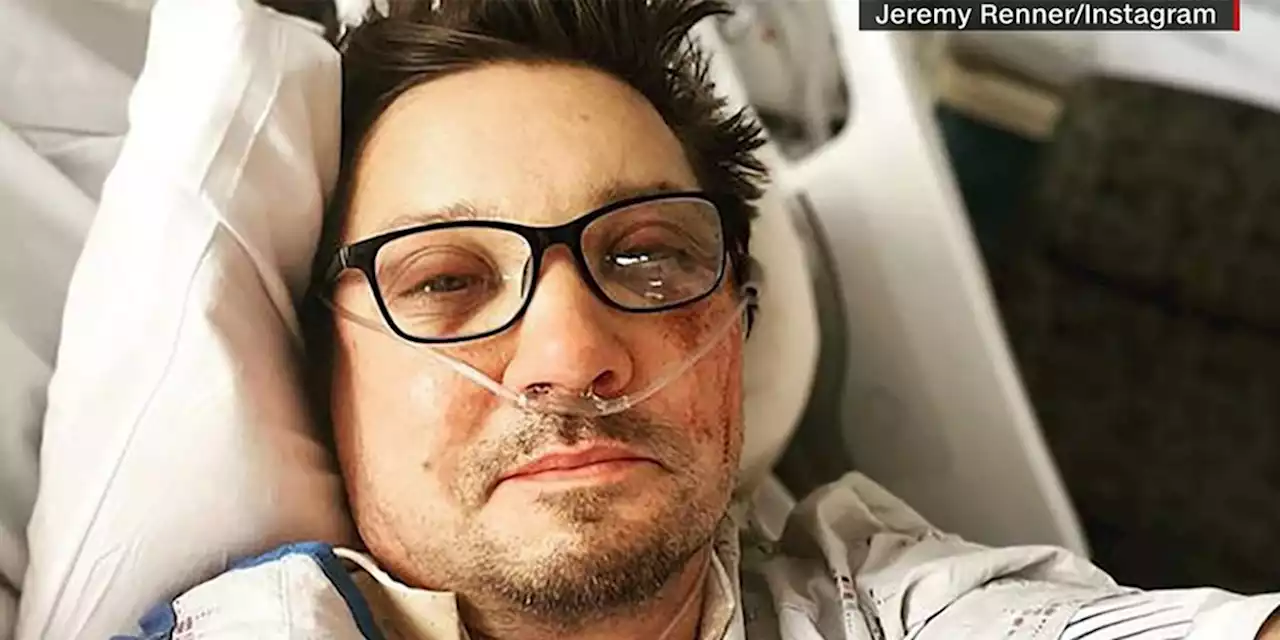 Jeremy Renner returns home from hospital after snowplow accident