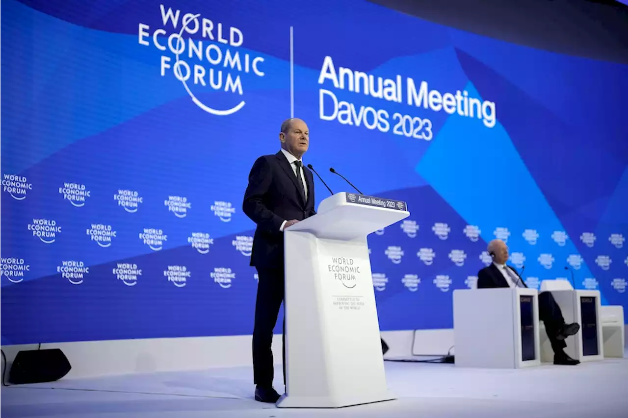 Davos: Scholz sagt Ukraine unbefristete deutsche Unterstützung zu