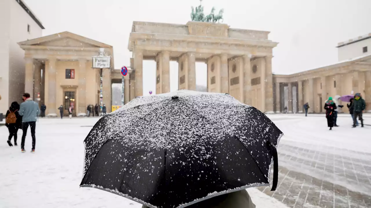 Wetterdienst warnt vor Schneefall in Berlin