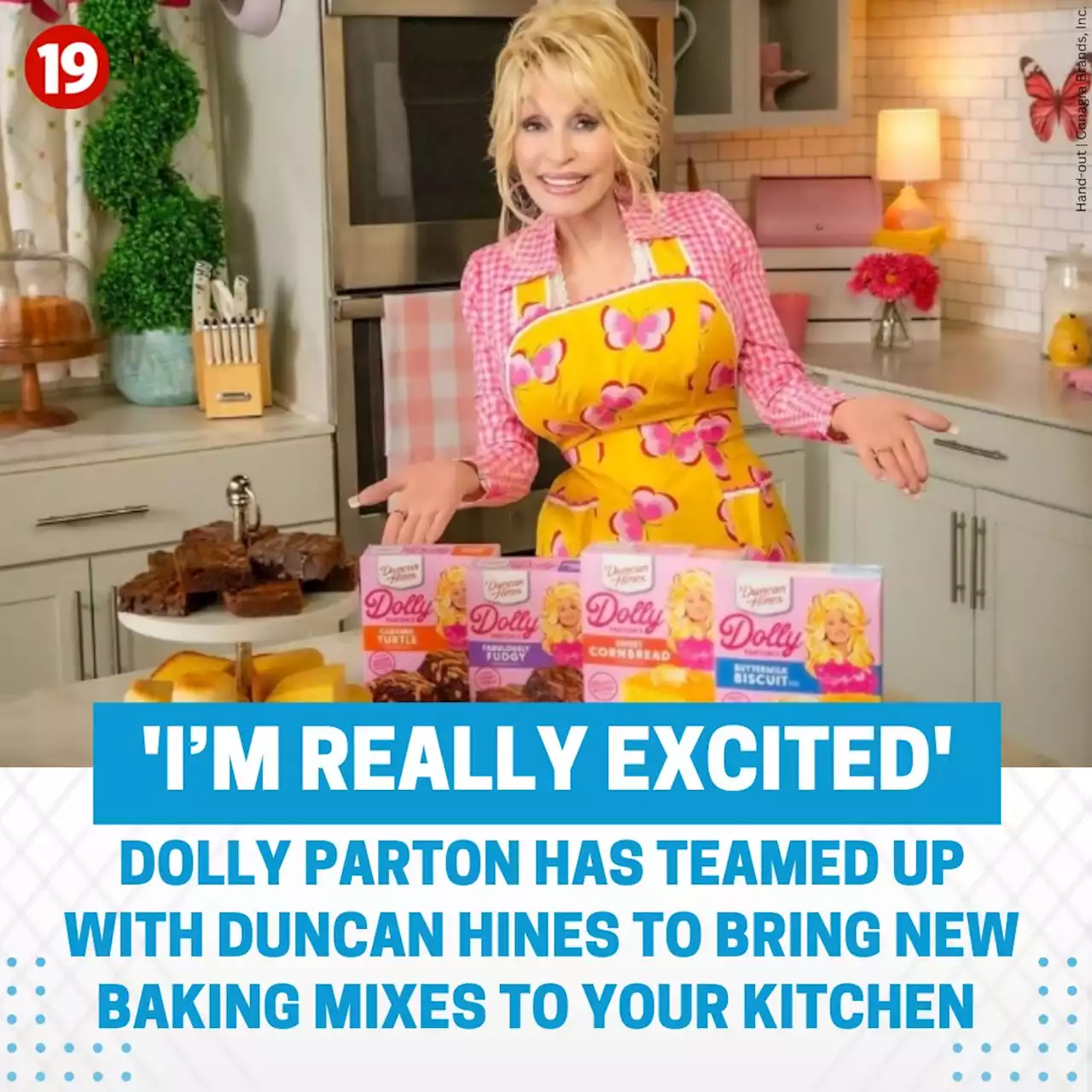 Dolly Parton teams up with Duncan Hines for new baking mixes