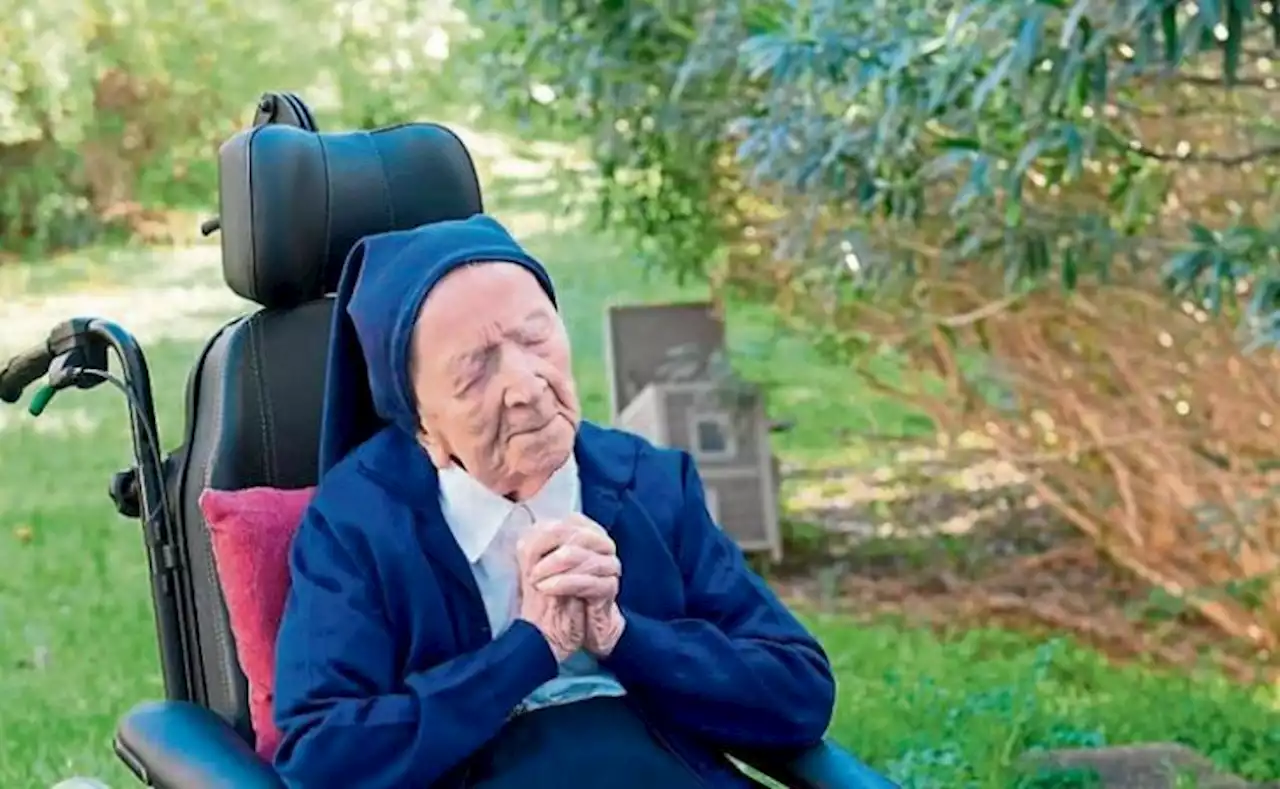 Falleció decana de la humanidad: la religiosa francesa André