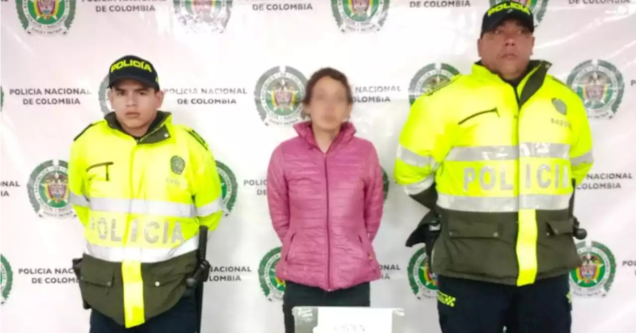 Capturan a mujer integrante de 'Los camilos' en Bogotá