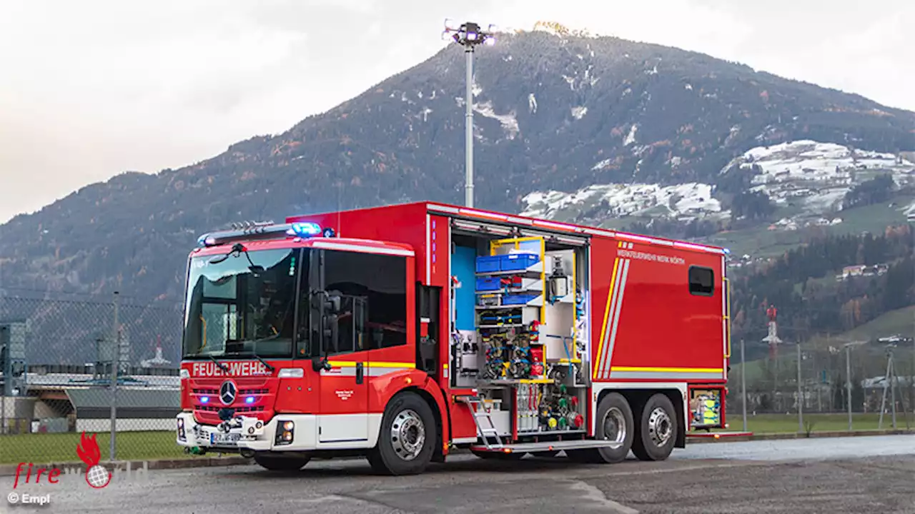 Empl liefert Industrielöschfahrzeug (ILF) auf Mercedes Benz Econic 2635 L 6x2/4 für Daimler Truck AG → ein Vielkönner