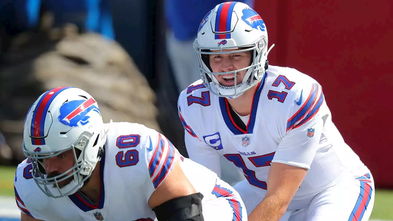 Wife of Bills lineman jokes that husband protects Josh Allen more than her