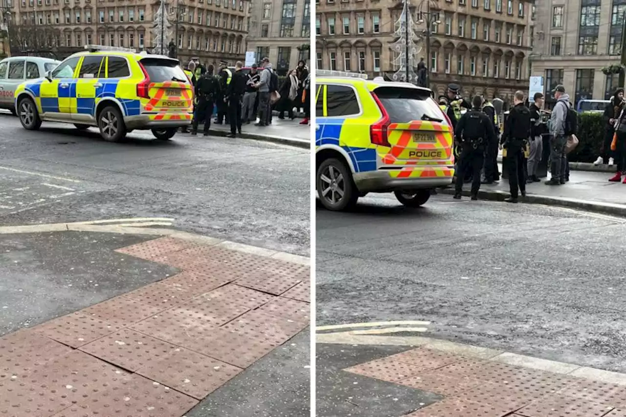 Man tasered by cops after 'causing a disturbance' in Glasgow city centre