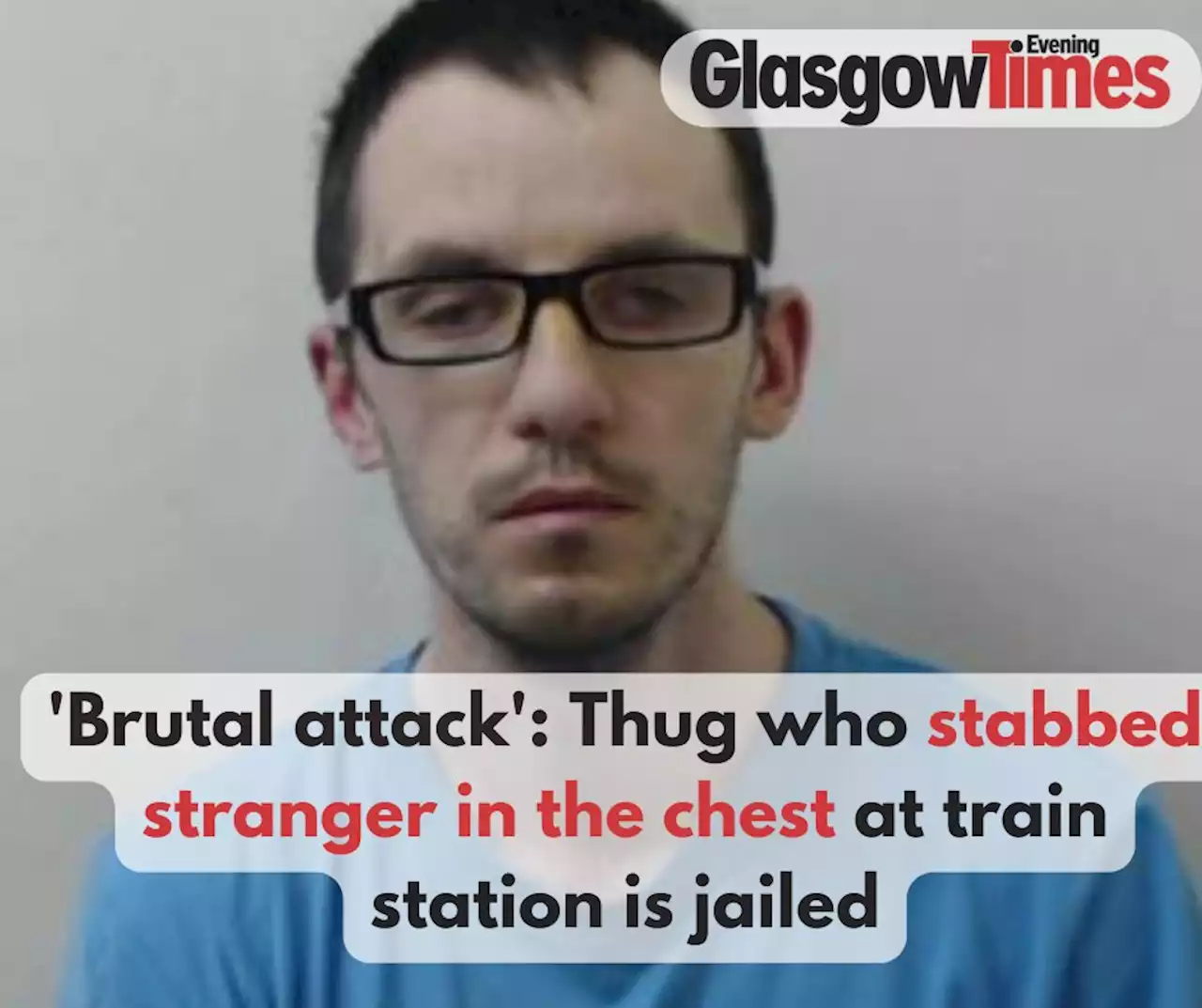 'Brutal attack': Thug who stabbed stranger in the chest at train station is jailed