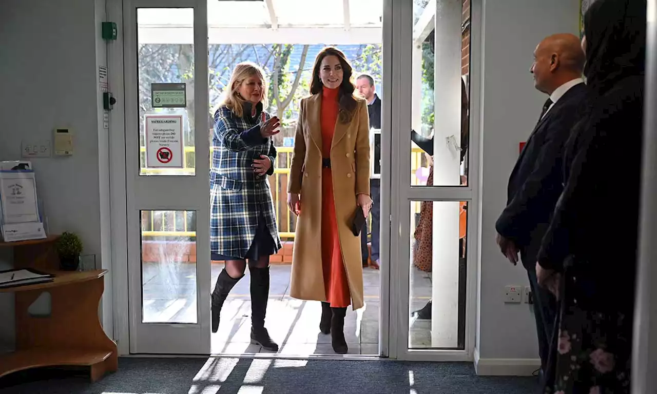 Princess Kate visits Luton nursery for first solo outing of the year - best photos