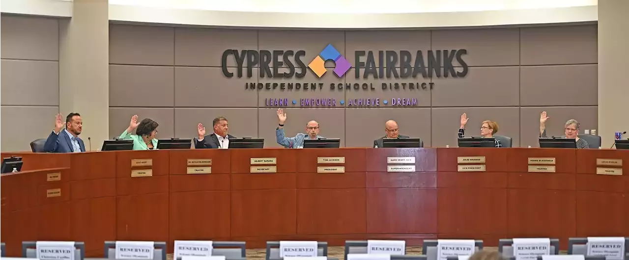 CyFair ISD board of trustees approves 20232024 instructional calendar