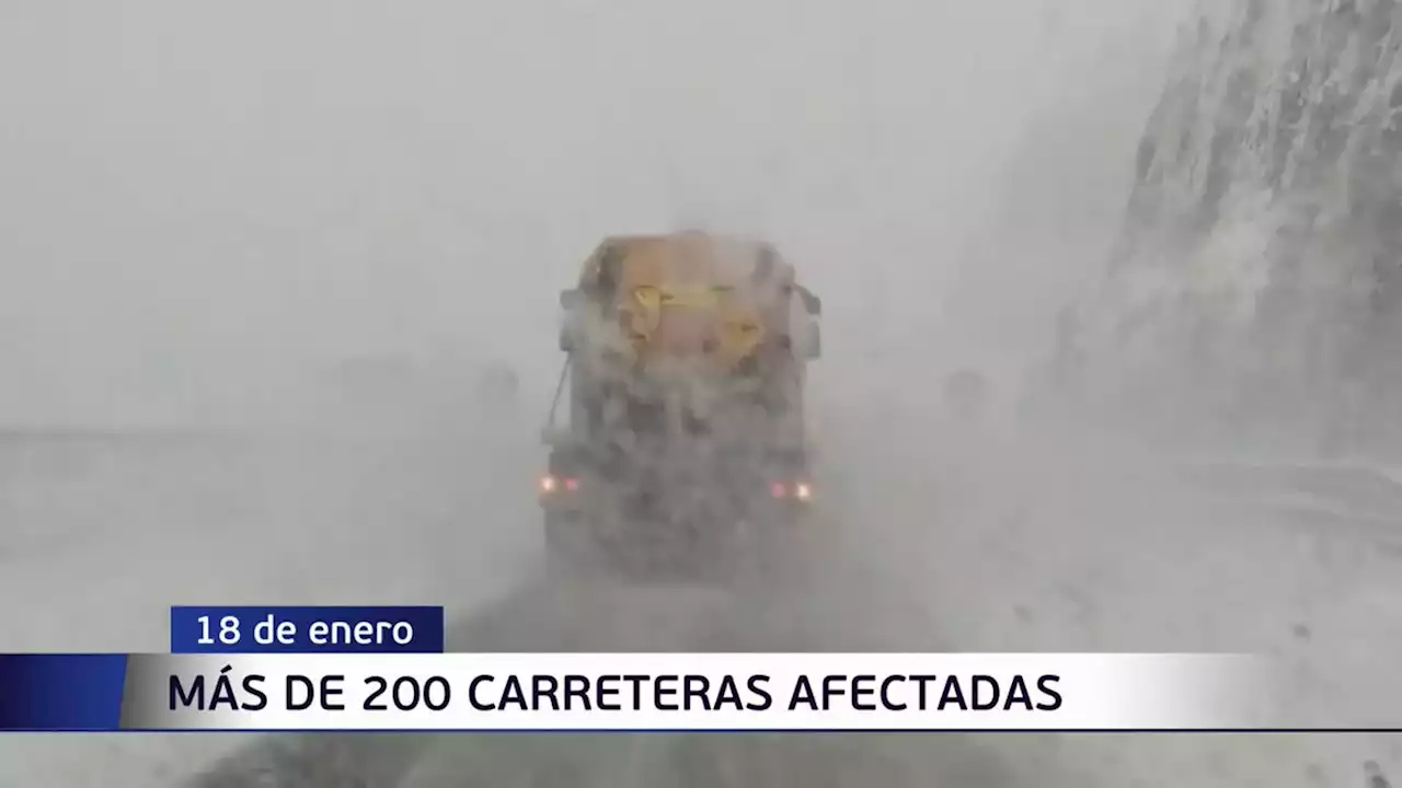 El temporal en España, en directo: las borrascas Gerard y Fein causan cientos de incidencias por la nieve, lluvia y viento