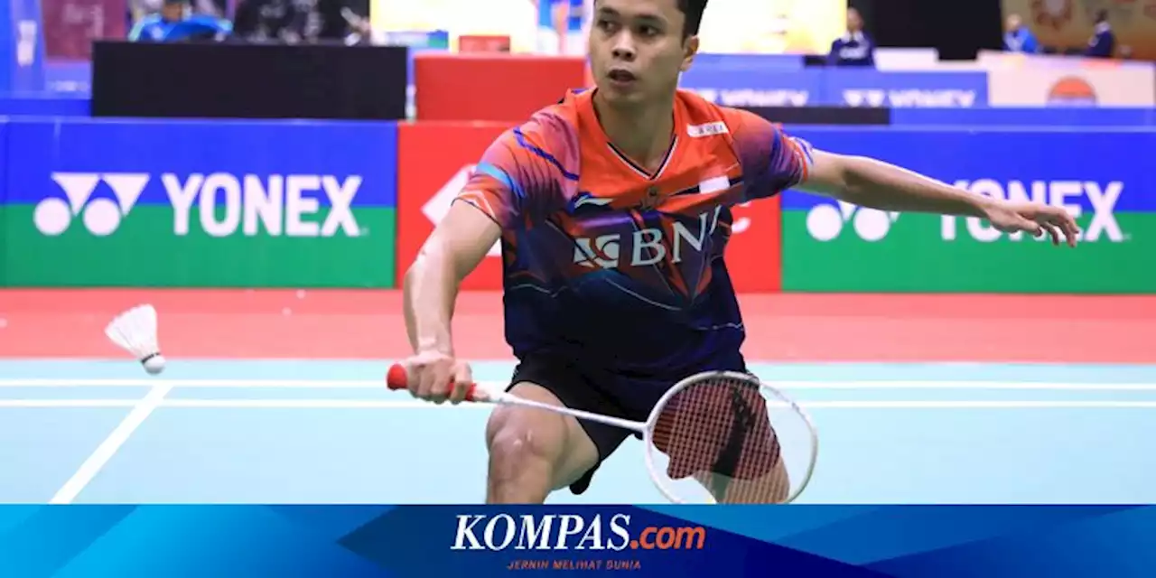 India Open 2023, Cerita Perjuangan 81 Menit Anthony Ginting Libas Wakil China