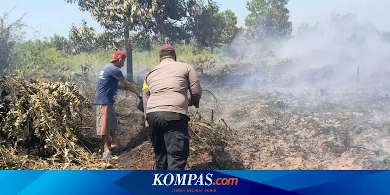 Sepekan Tak Hujan, 4 Hektar Lahan Gambut di Kubu Raya Terbakar