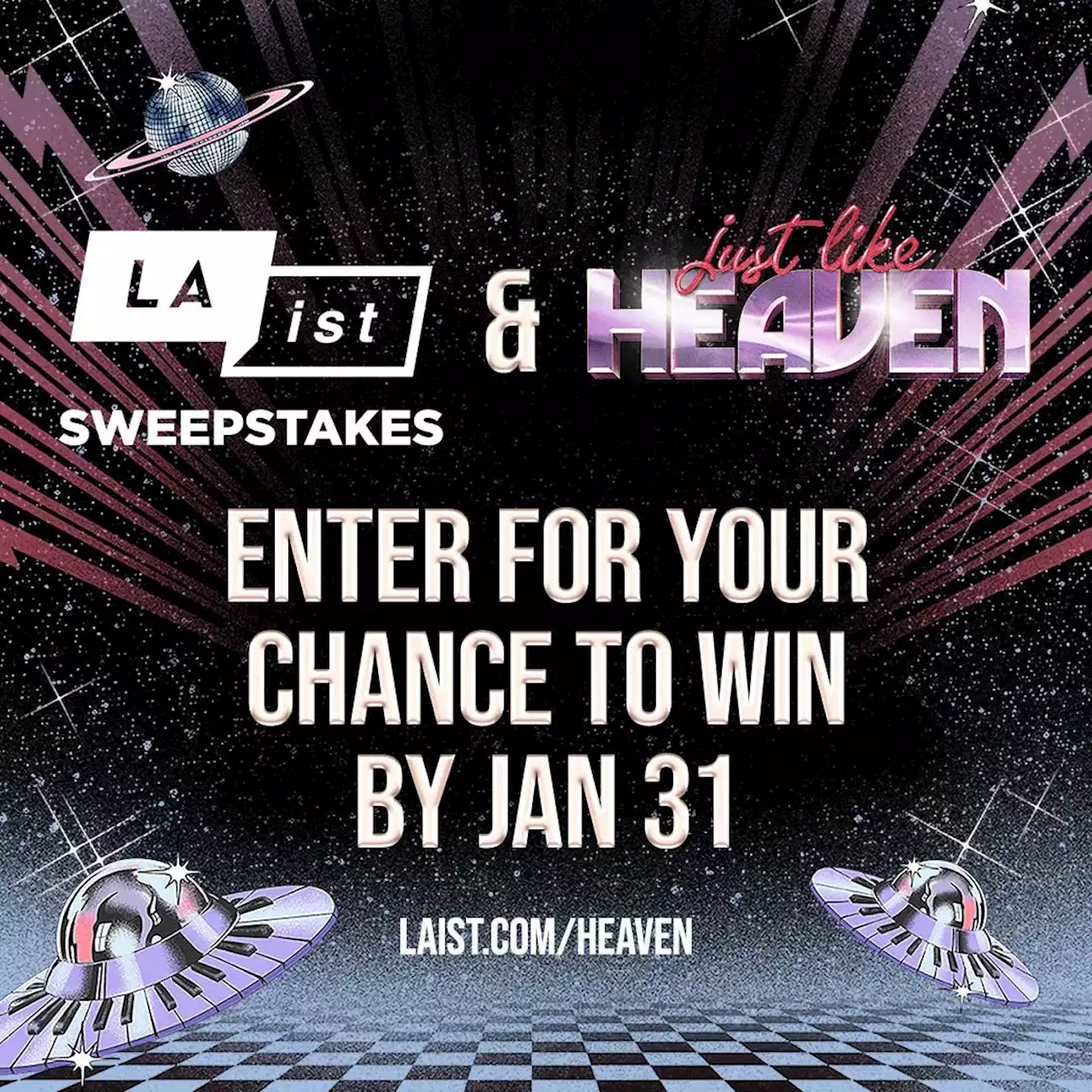 Win a pair of passes to Just Like Heaven!