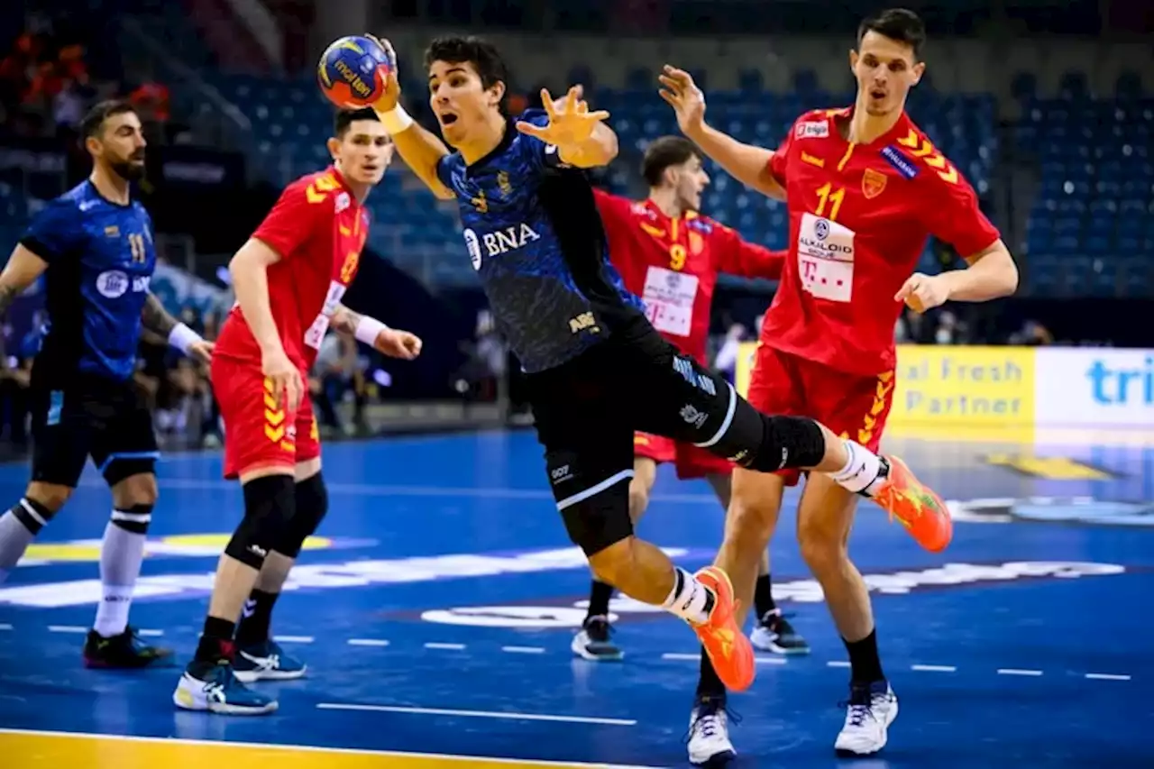 Los Gladiadores le ganaron a Macedonia del Norte y pasaron a la segunda etapa del Mundial de handball