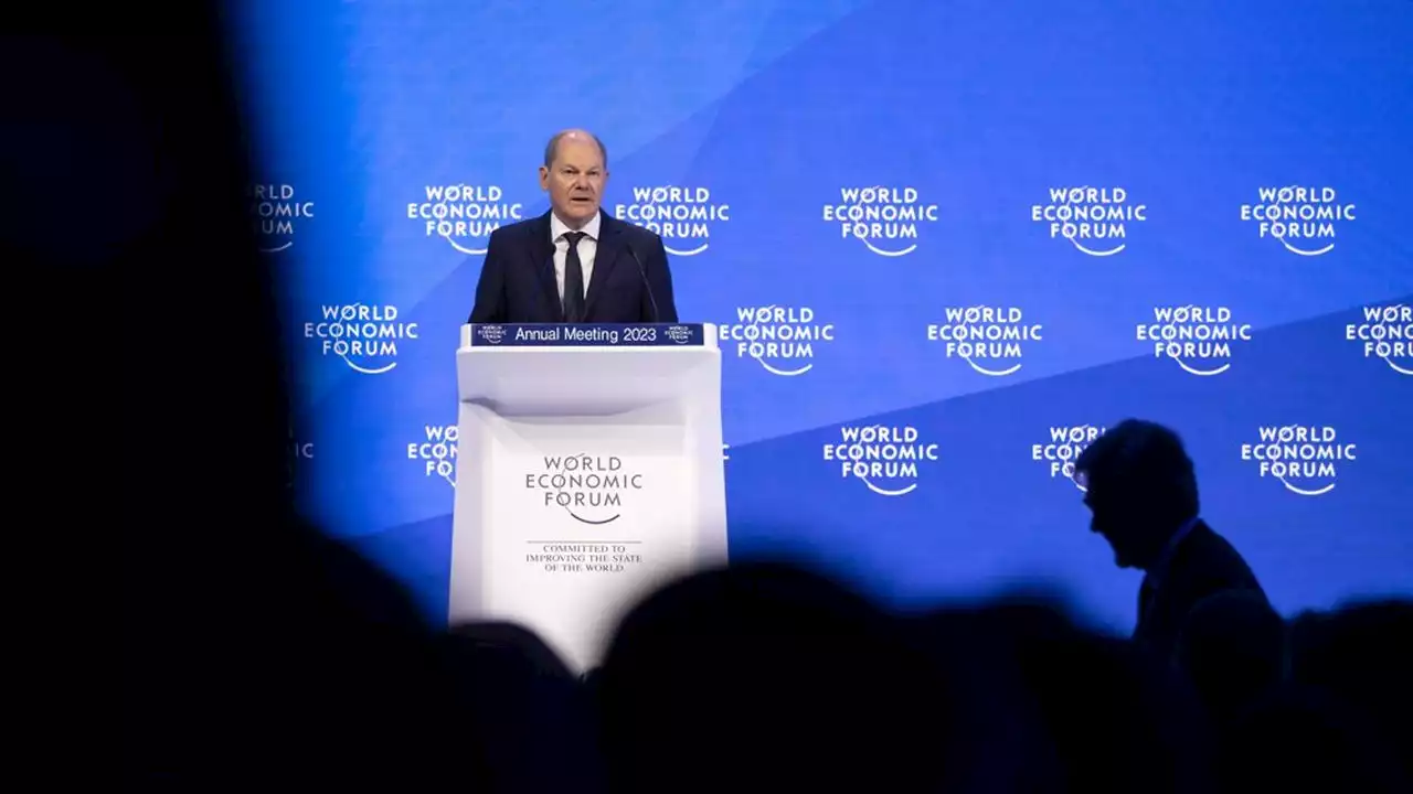 A Davos, Olaf Scholz vante l'avenir de l'industrie en Allemagne