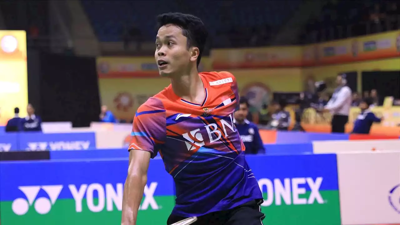 Hasil India Open 2023: Anthony Ginting Sempat Tegang Saat Singkirkan Jagoan China