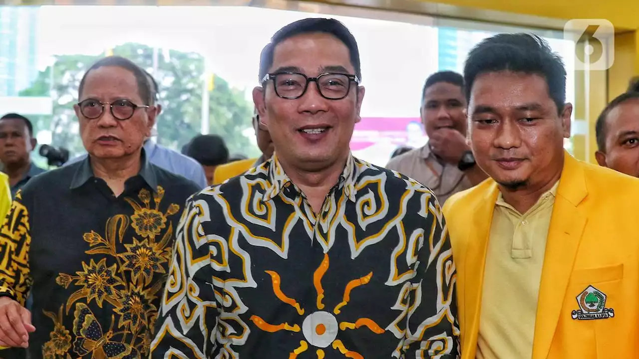 Wacana Ridwan Kamil Jadi Cawapres 2024, Golkar: Ada Mekanismenya di KIB