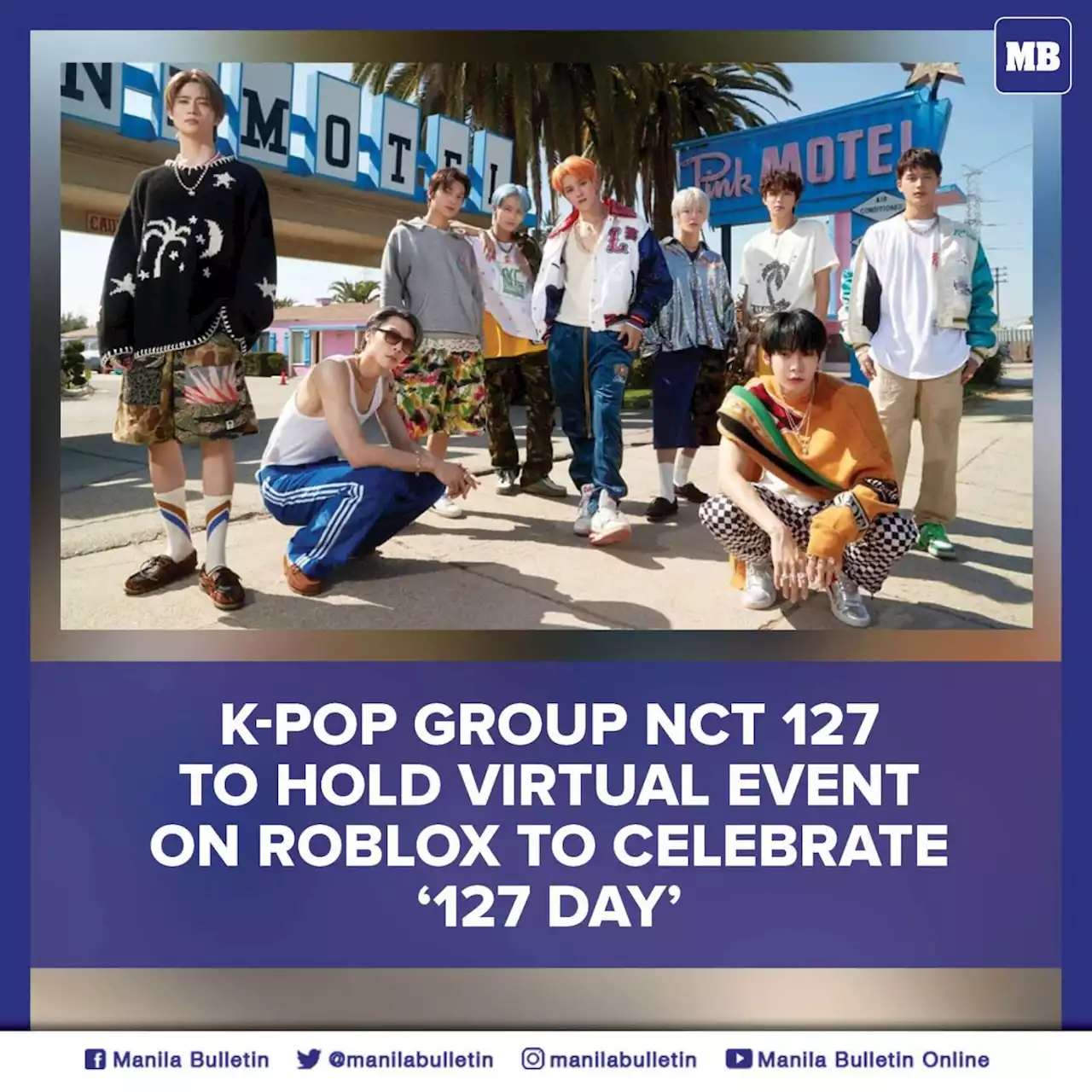 K-pop group NCT 127 to hold virtual event on Roblox to celebrate ‘127 Day’