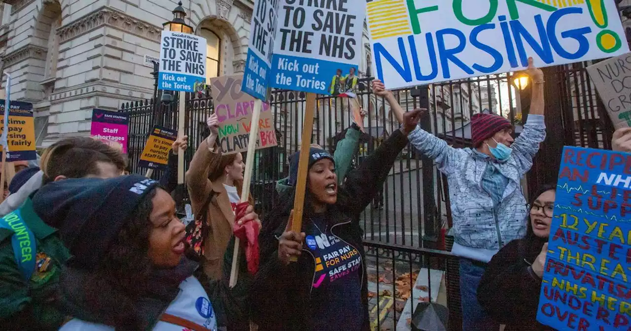 LIVE: Nurses on strike in Greater Manchester for first time in union's history