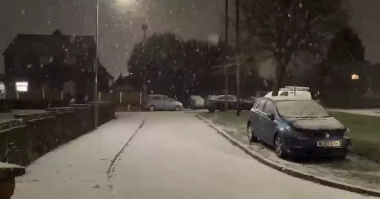 Morning warning for commuters as Manchester gets snow and ice