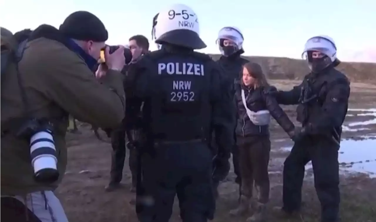 Video pone en duda detención de Greta Thunberg en una protesta en Alemania