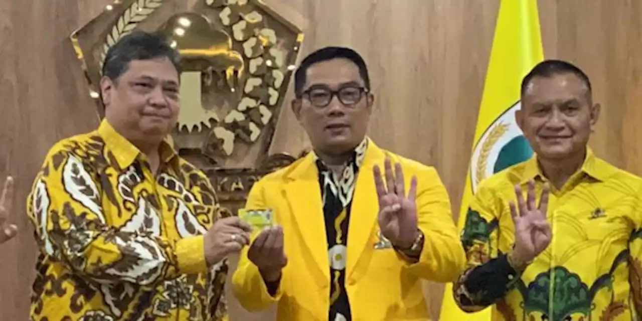 Bukan Cawapres, Golkar Sebut Peluang Besar Ridwan Kamil di Pilgub Jabar | merdeka.com