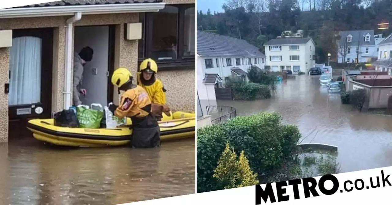 Homes underwater and schools closed as floods spark 'major incident' in Jersey