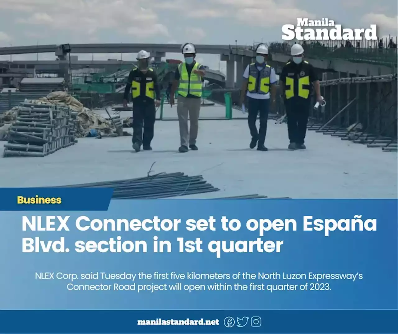 NLEX Connector set to open España Blvd. section in 1st quarter