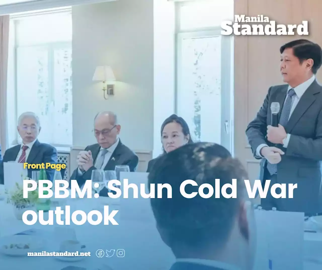 PBBM: Shun Cold War outlook