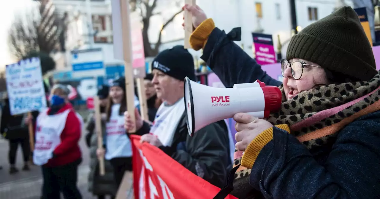 Nurses in England strike as NHS is mired in crisis