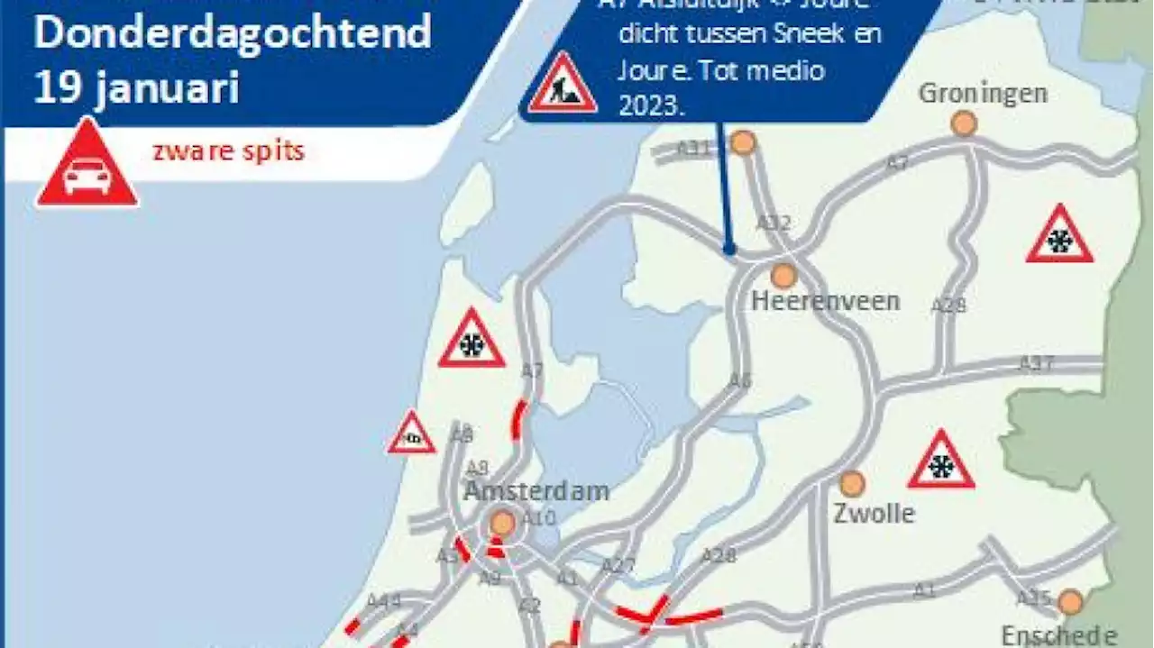 Sneeuw en stakingen: pittige ochtend- en avondspits verwacht