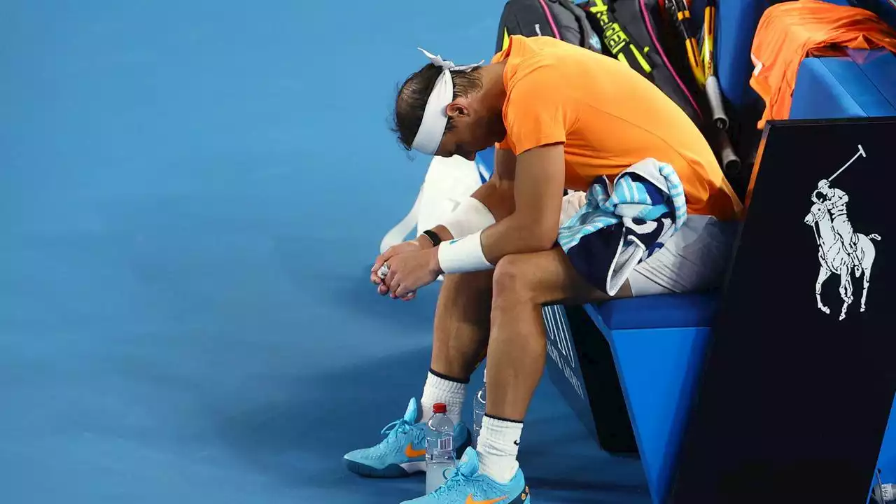 Nadal haalt door blessure niet zijn niveau en is al klaar op Australian Open