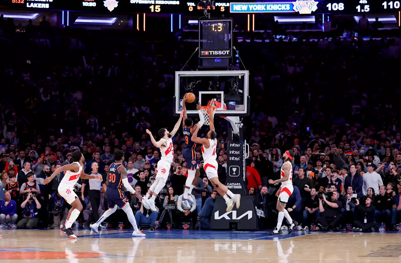 NBA absolves referees on critical no-call in Knicks’ OT loss to Raptors