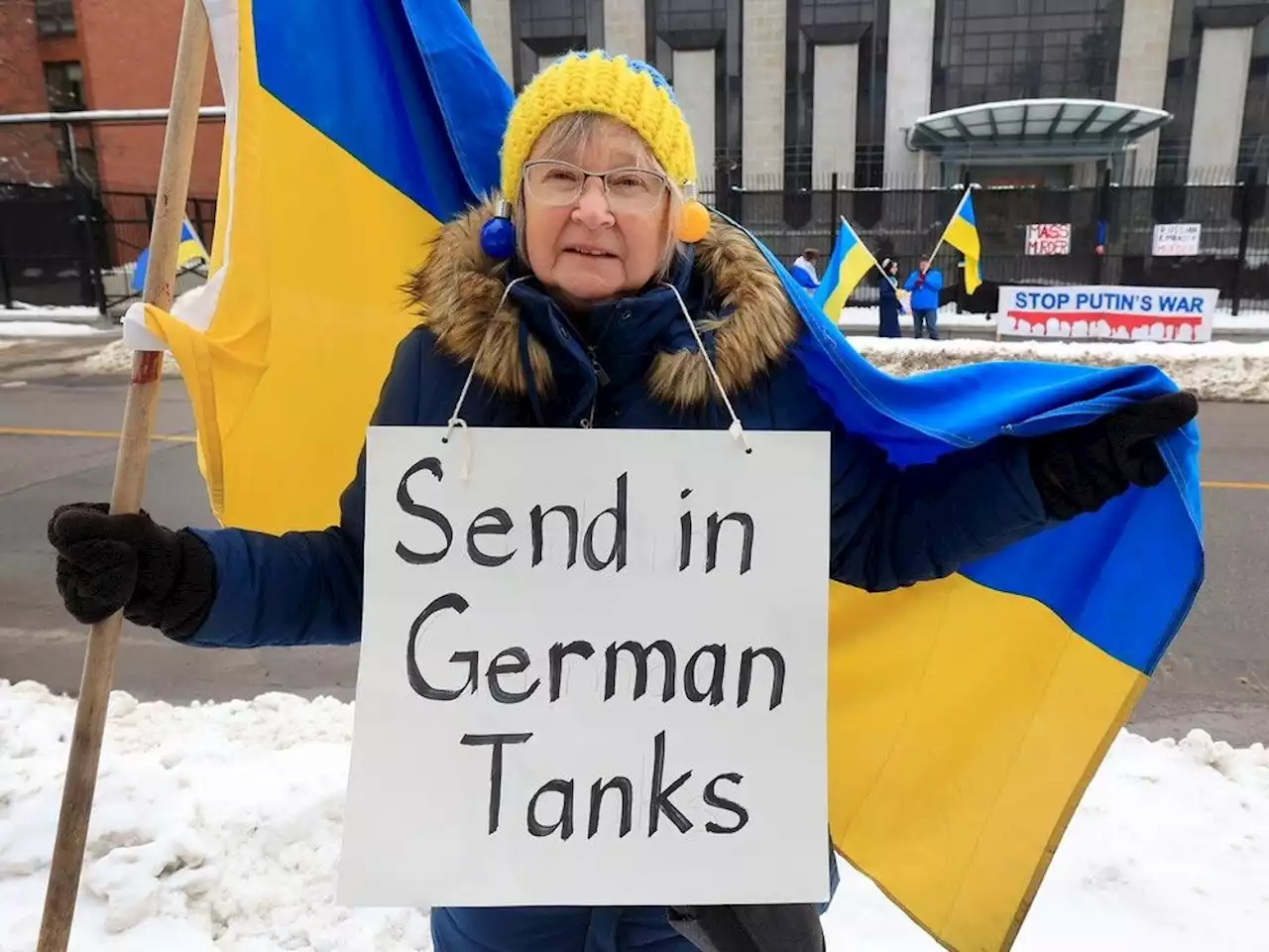 'MAKING PEOPLE AWARE': Protests about war in Ukraine continue outside Russian Embassy in Ottawa