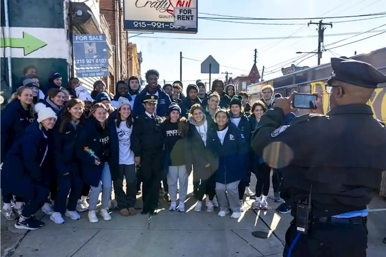 Drexel athletes got to work and beautified this West Philly community