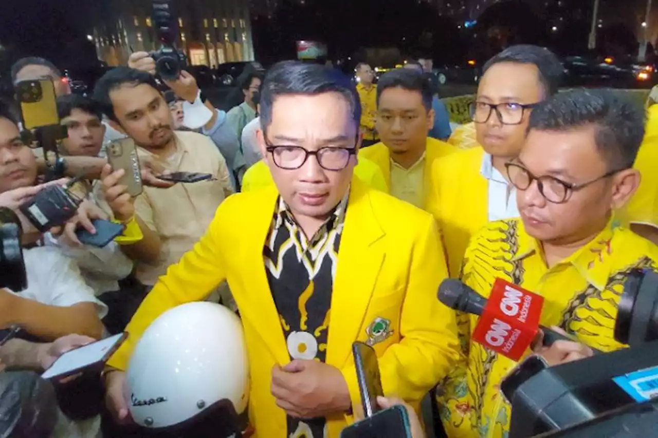 Resmi Jadi Kader Golkar, Ridwan Kamil Jabat Wakil Ketua Umum Partai - Pikiran-Rakyat.com